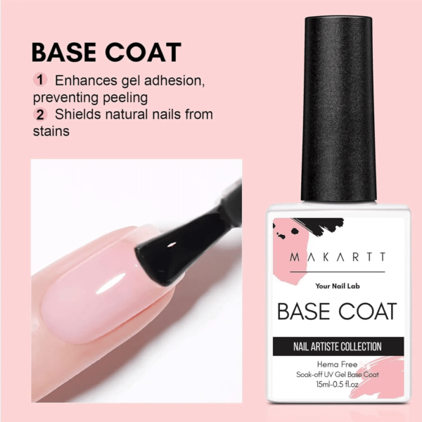 Hema-Free Gel Base & Top Coat Duo
