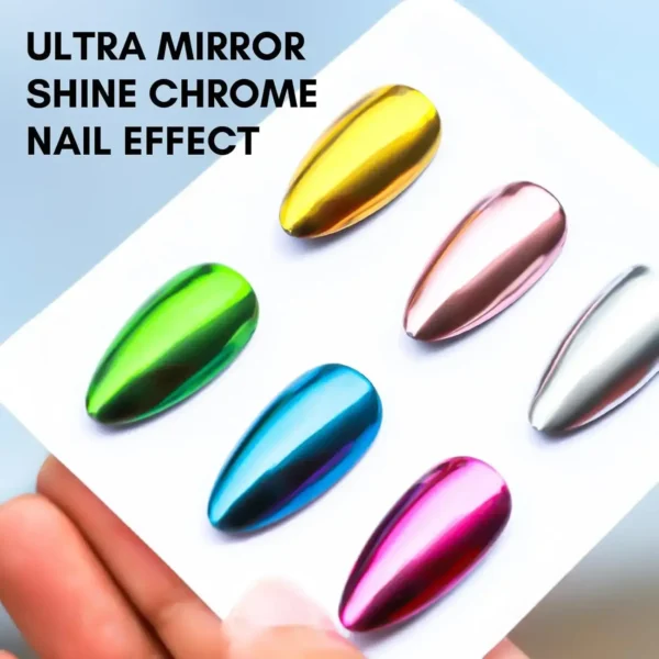 Chrome Nail Powder Top Coat