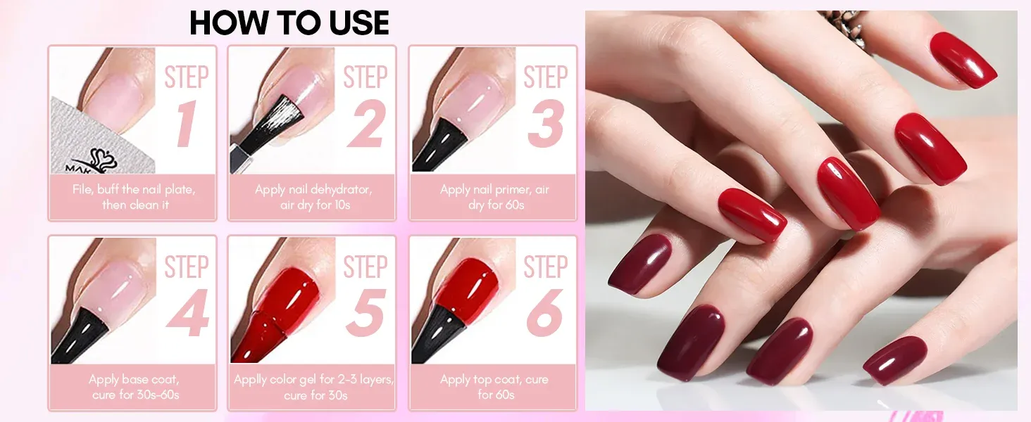Hema-Free Gel Base & Top Coat Duo (2 x 15ml)