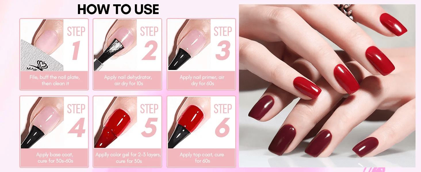 Hema-Free Gel Base & Top Coat Duo