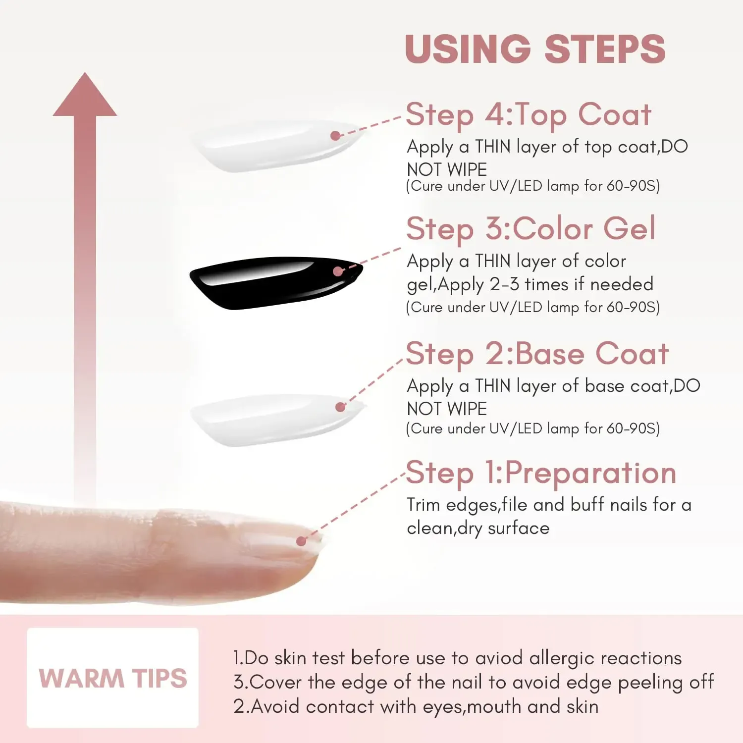 Hema-Free Gel Base & Top Coat Duo (2 x 15ml)