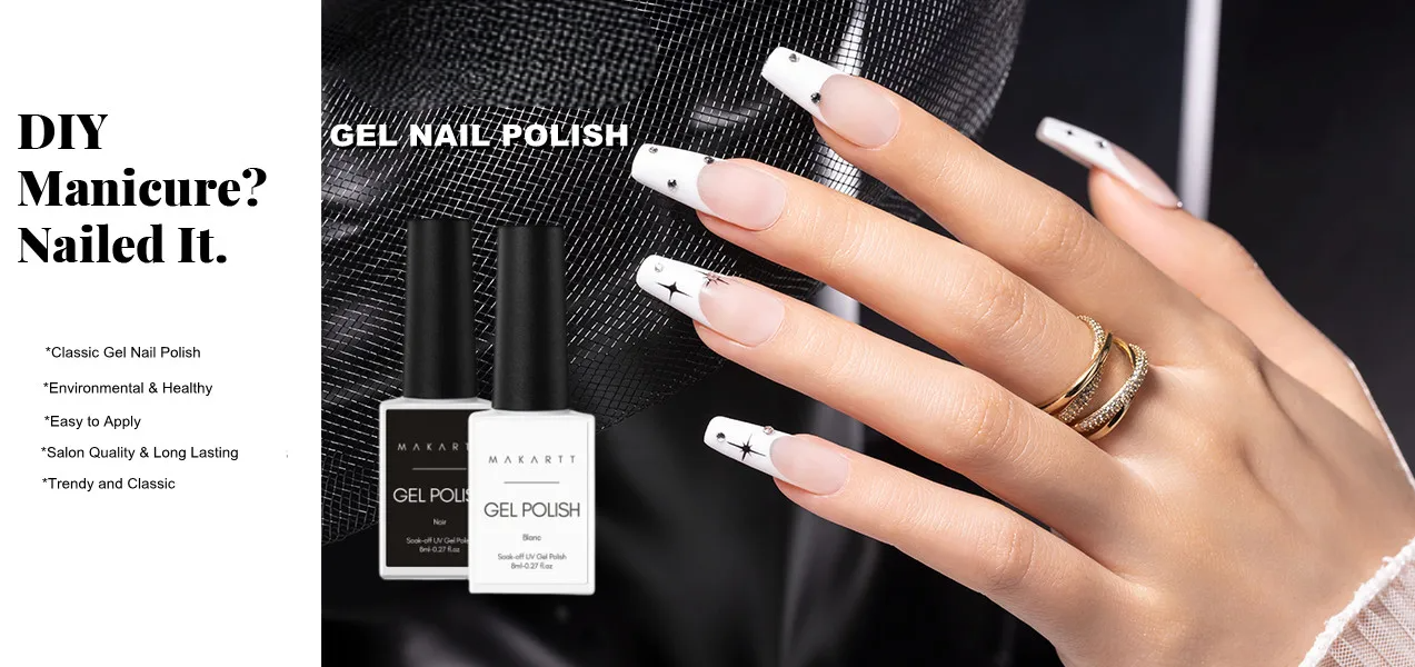 White Gel Nail Polish (Soak-Off, UV/LED Cure)