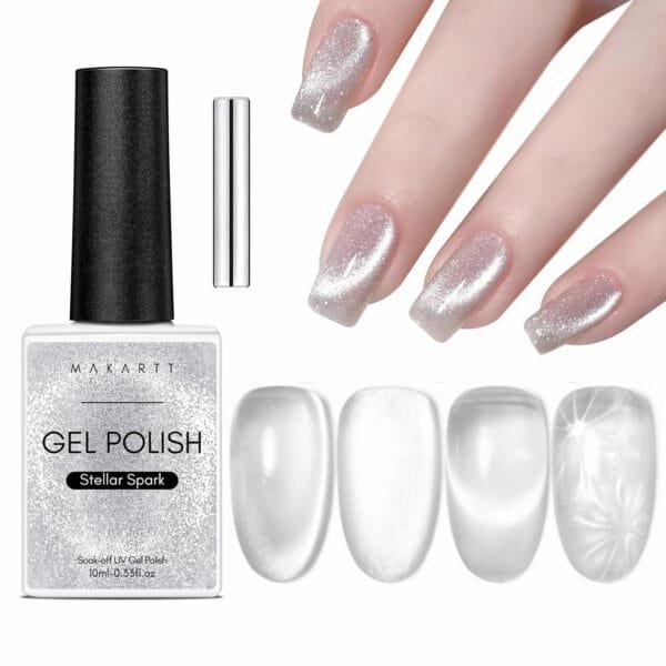 Silver Galaxy Cat Eye Gel (10ml)