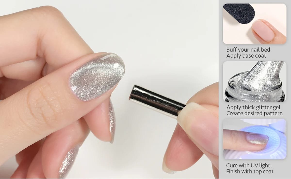 Silver Galaxy Cat Eye Gel (10ml)