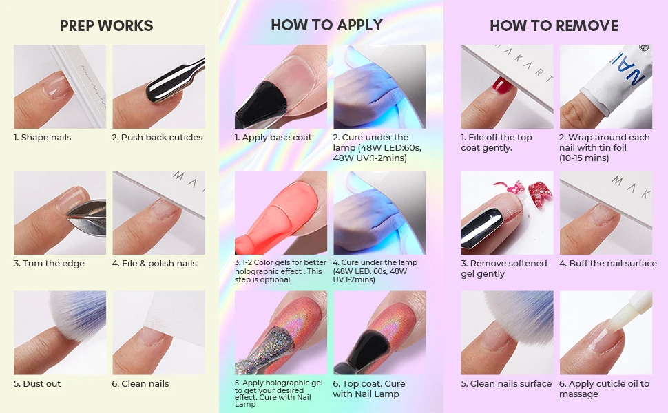 White Gel Nail Polish (Soak-Off, UV/LED Cure)