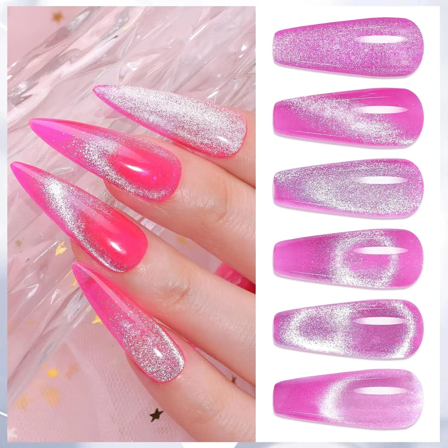 Silver Galaxy Cat Eye Gel (10ml)