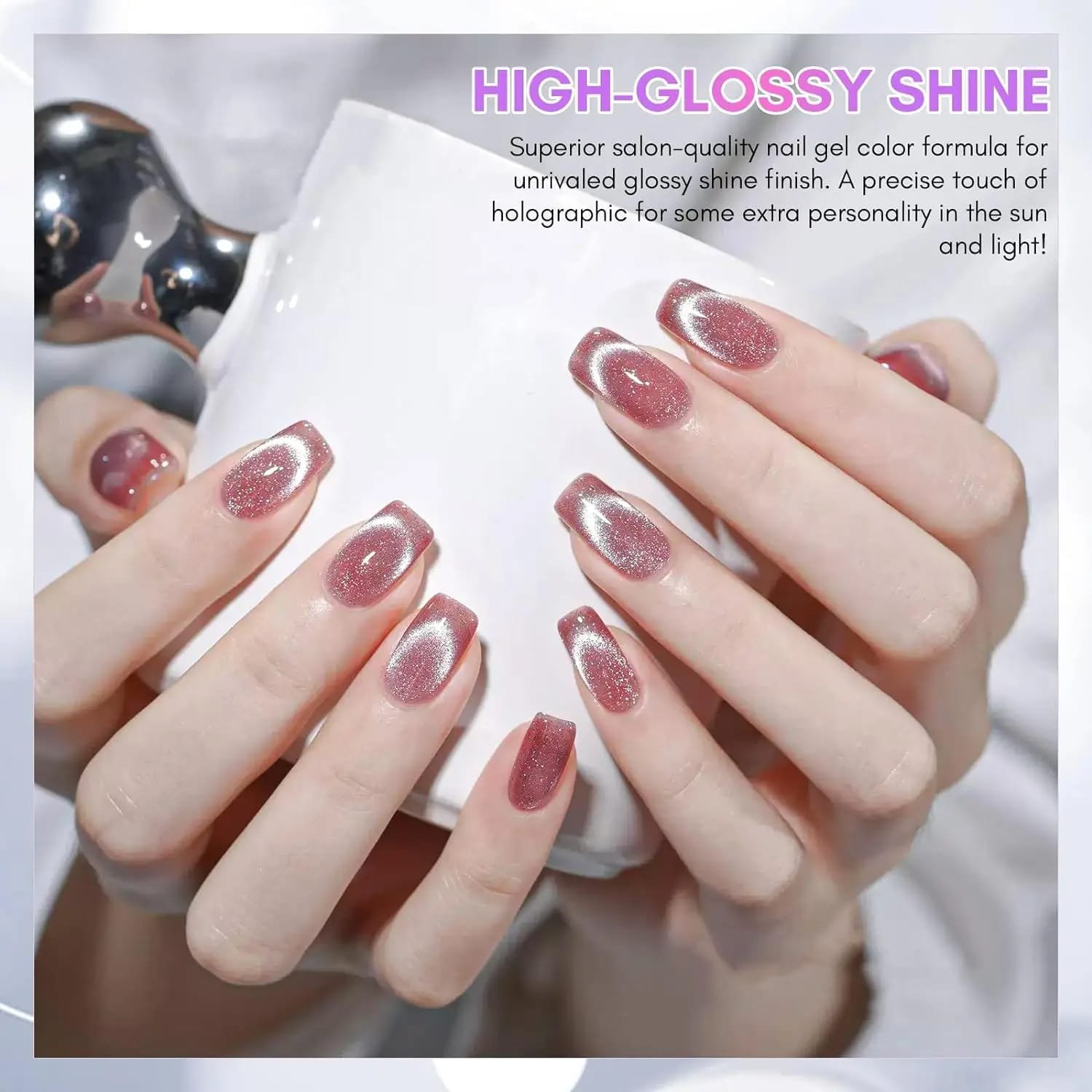 Silver Galaxy Cat Eye Gel (10ml)