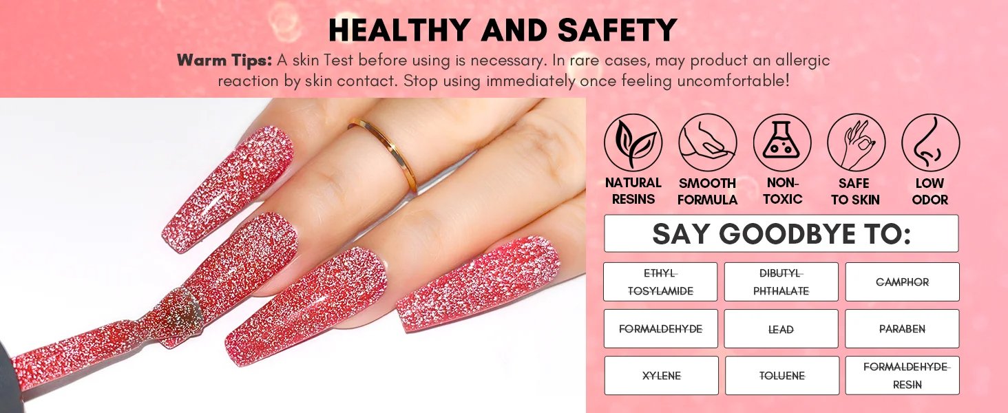 Reflective Glitter Gel Polish (15g)