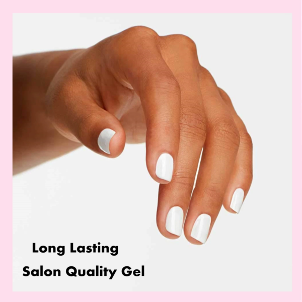 White Gel Nail Polish (Soak-Off, UV/LED Cure)