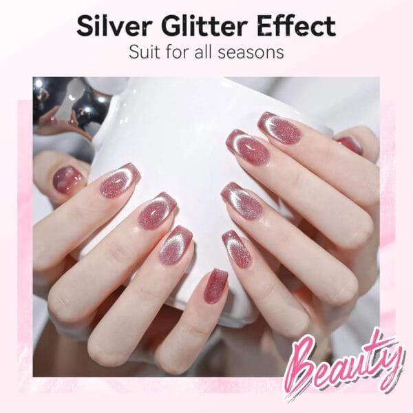 Silver Galaxy Cat Eye Gel (10ml)
