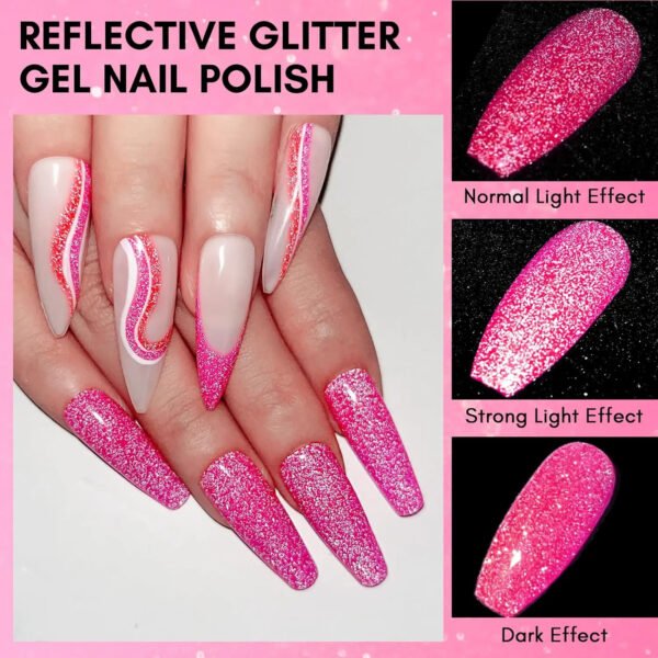 Reflective Glitter Gel Polish (15g)
