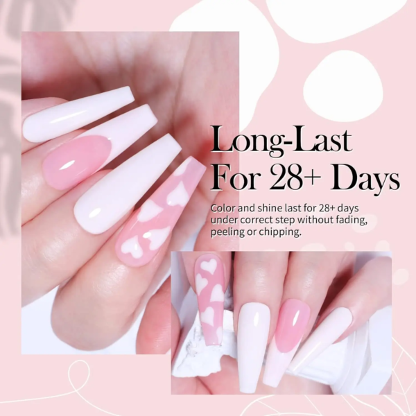 White Gel Nail Polish (Soak-Off, UV/LED Cure)