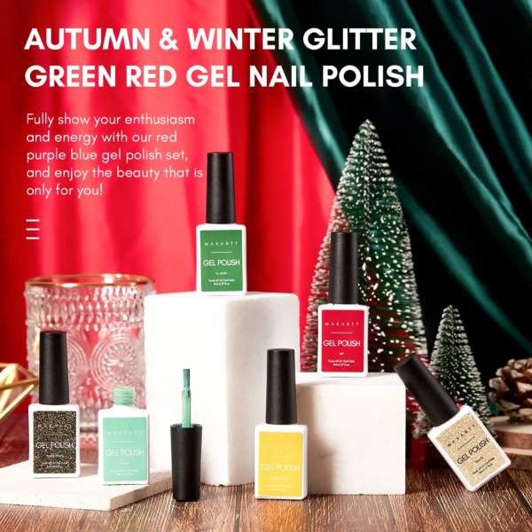 6-Color All-Seasons Gel Polish Kit