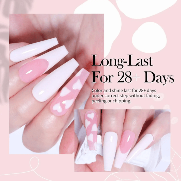 Classic Black & White Gel Polish Set (15ml)