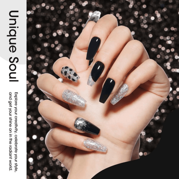 Classic Black & White Gel Polish Set (15ml)