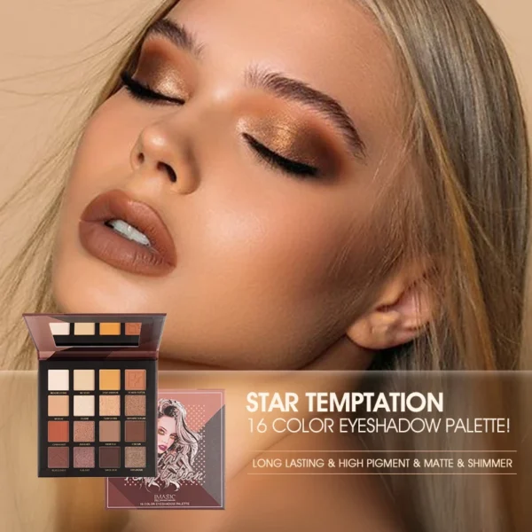 16-Color Luxury Eyeshadow Palette