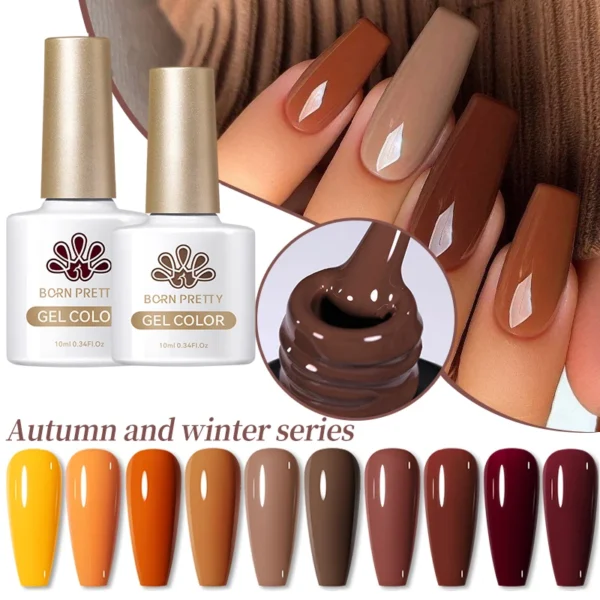 Espresso Brown Matte Gel Polish