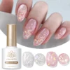 Pink Jelly Glitter Gel Polish
