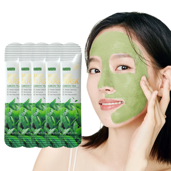 Green Tea Mud Mask – Travel Size 5pcs