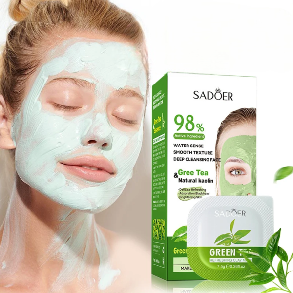 Green Tea Mud Mask – Purifying 8pcs