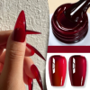 Red Gel Nail Polish – Jelly Wine Finish