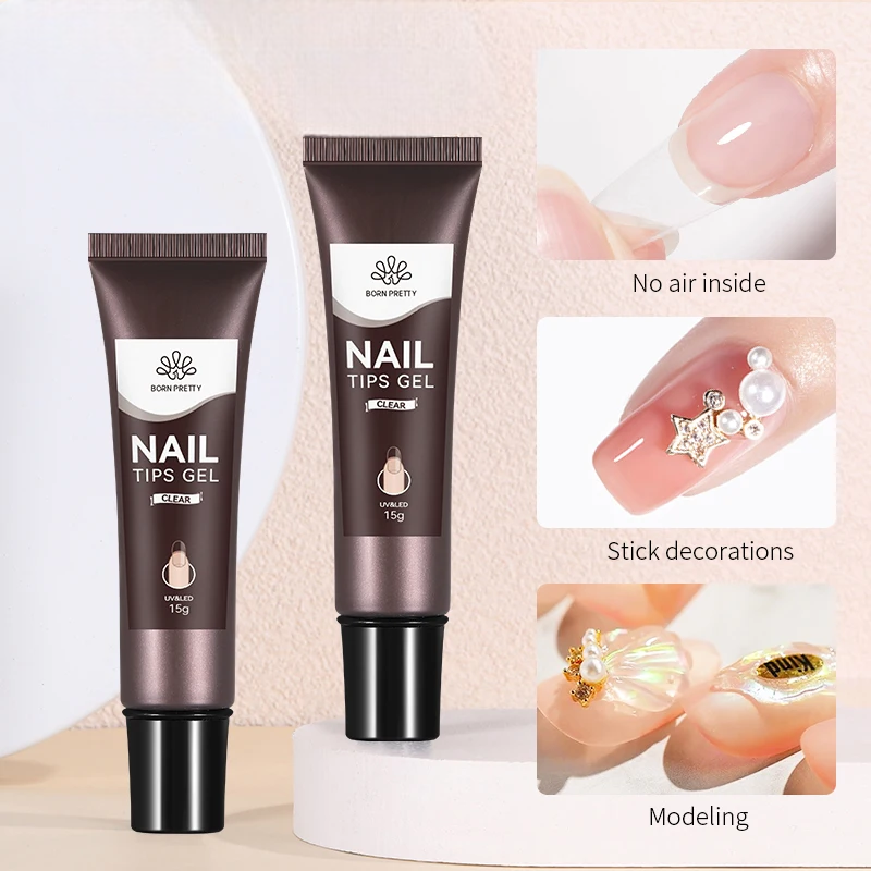 Gel Nail Glue – Clear UV Tip Adhesive