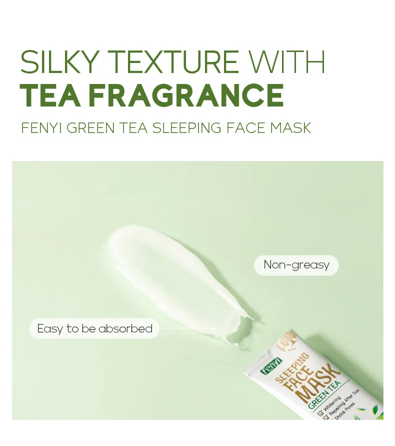 Sleeping Face Mask – Green Tea 10pcs