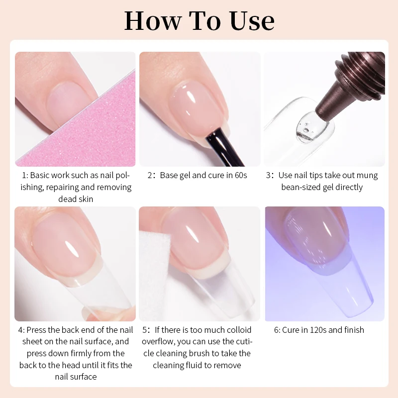 Gel Nail Glue – Clear UV Tip Adhesive