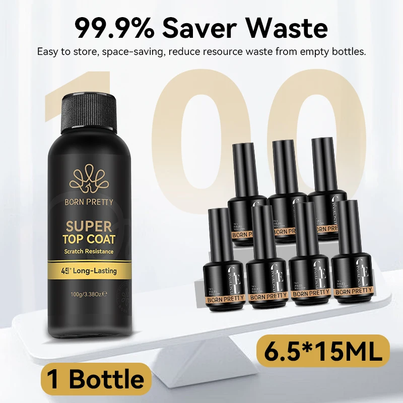 Gel Top Coat – 6-in-1 Long Lasting 100g Gel Top Coat – 6-in-1 Long Lasting 100g