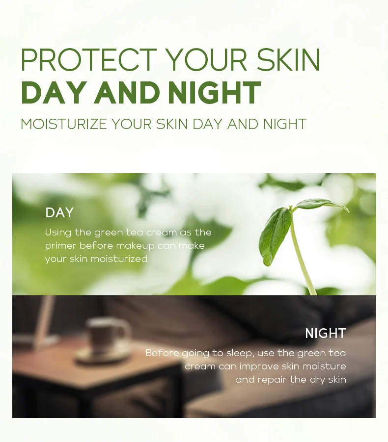 Green Tea Face Cream – Centella 40g