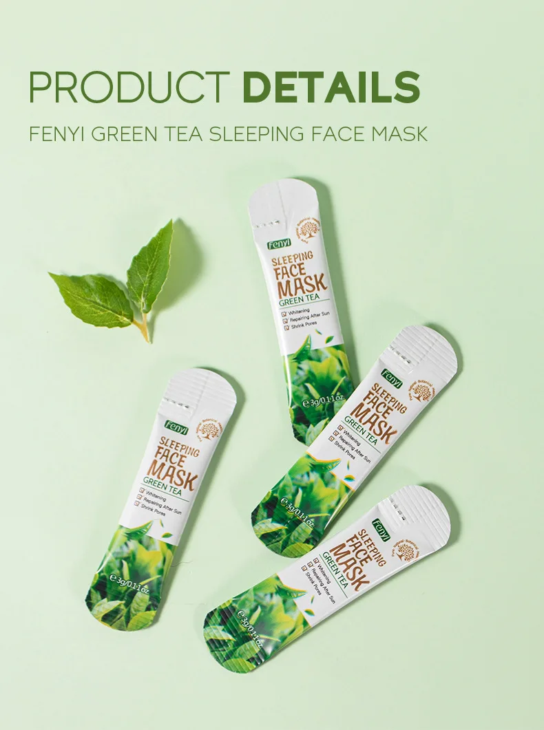 Sleeping Face Mask – Green Tea 10pcs
