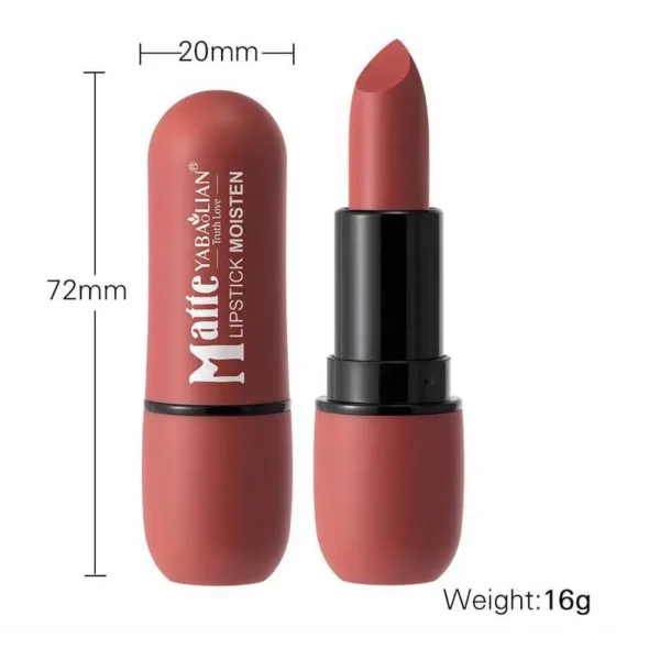 6-Shade Matte Velvet Lipstick - Image 6