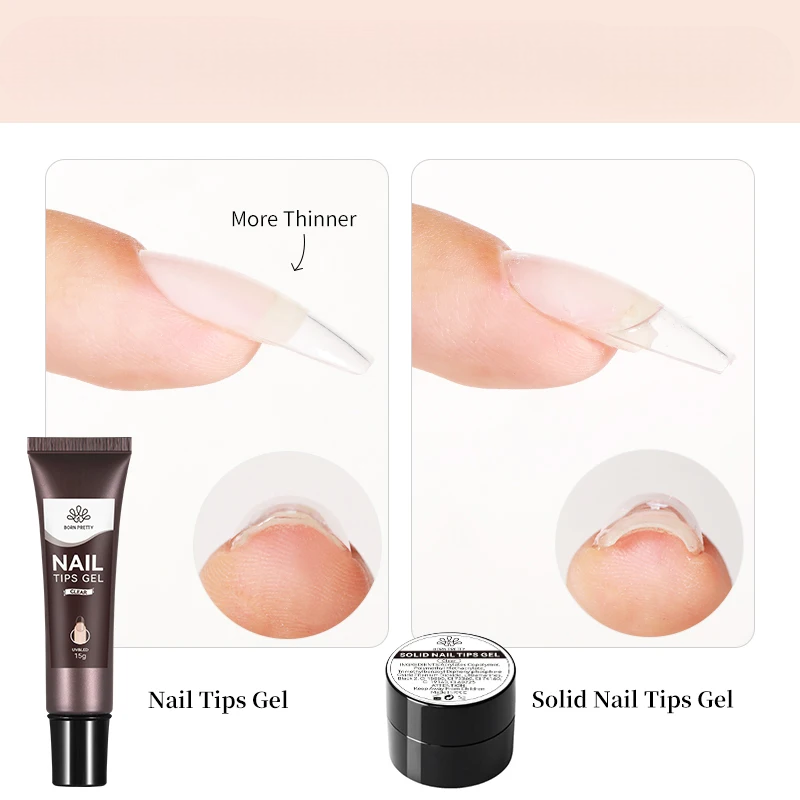 Gel Nail Glue – Clear UV Tip Adhesive