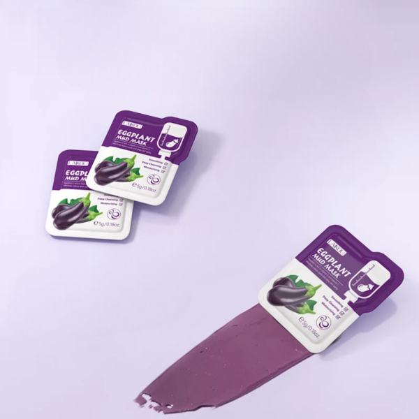 Alternative view of Eggplant Mud Mask – Oil Control 5pcs