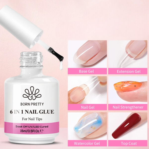 Gel Nail Glue – 6-in-1 Extra Strong - Image 6