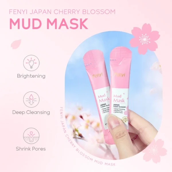 Alternative view of Green Tea Mud Mask – Sakura Clay 100pcs