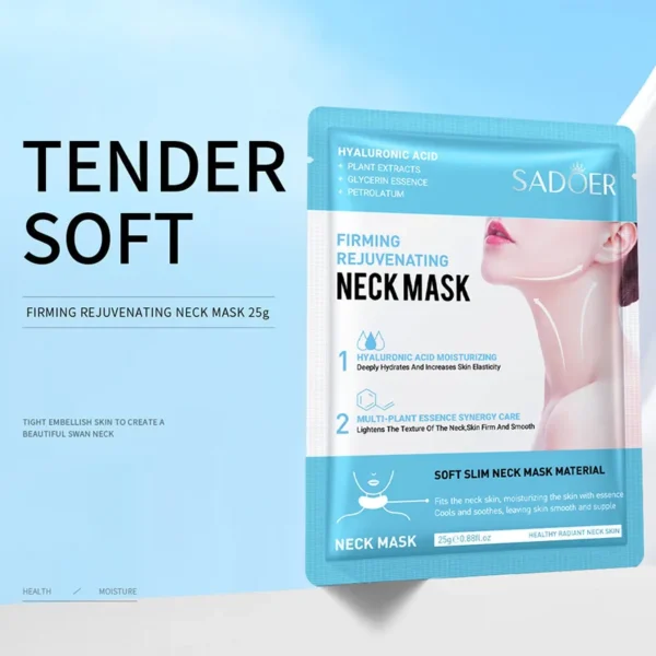 Neck Mask – Hyaluronic Acid Collagen 10pcs - Image 2