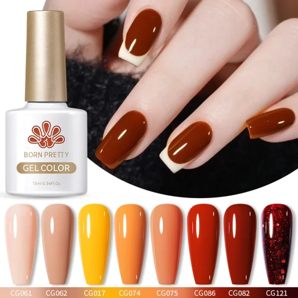 Espresso Brown Matte Gel Polish - Image 2