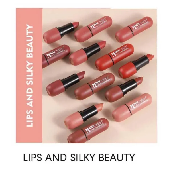 6-Shade Matte Velvet Lipstick - Image 4