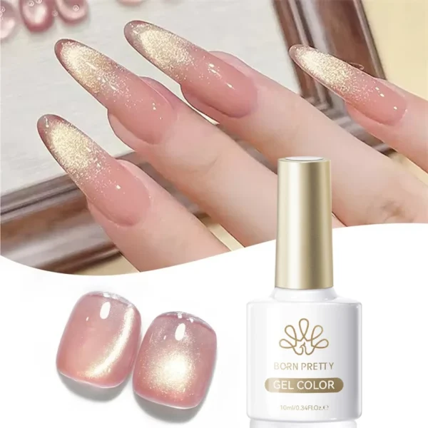 Cat Eye Gel Polish – Golden Classic - Image 3