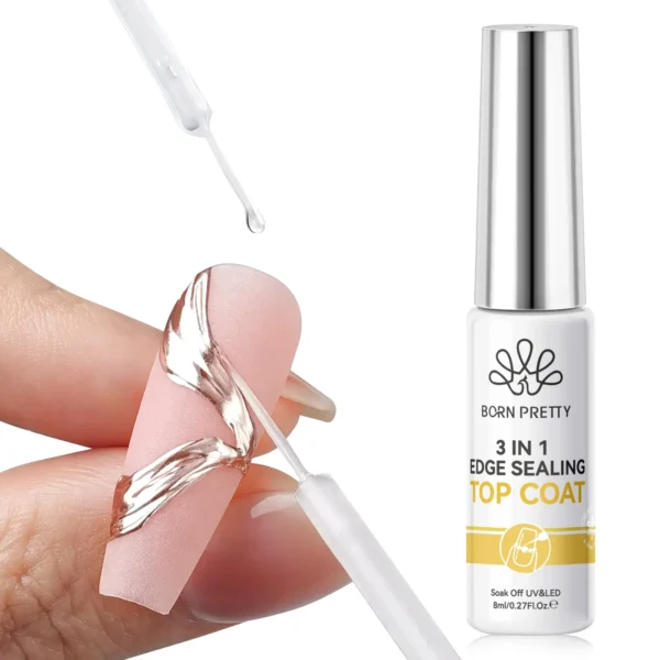 Gel Top Coat – 3-in-1 Edge Sealing 8ml - Image 3