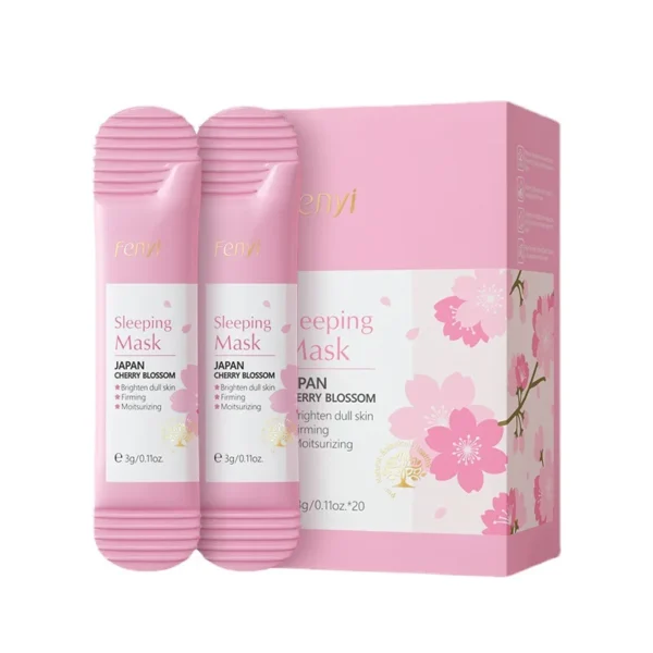 Sleeping Face Mask – Sakura Hydrating 10pcs - Image 3