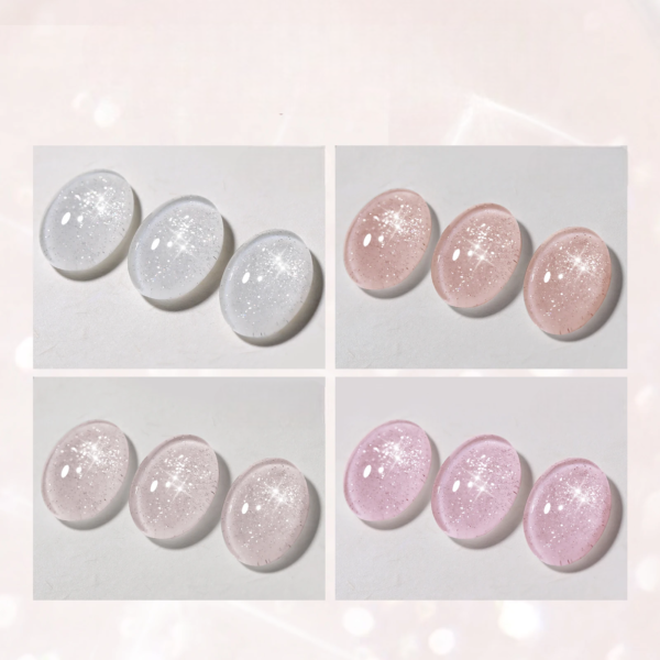 Glitter Gel Polish – Reflective Silver - Image 3