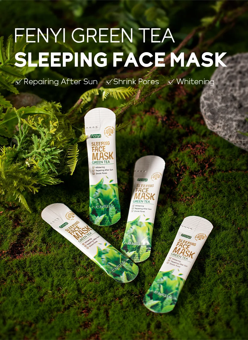 Sleeping Face Mask – Green Tea 10pcs