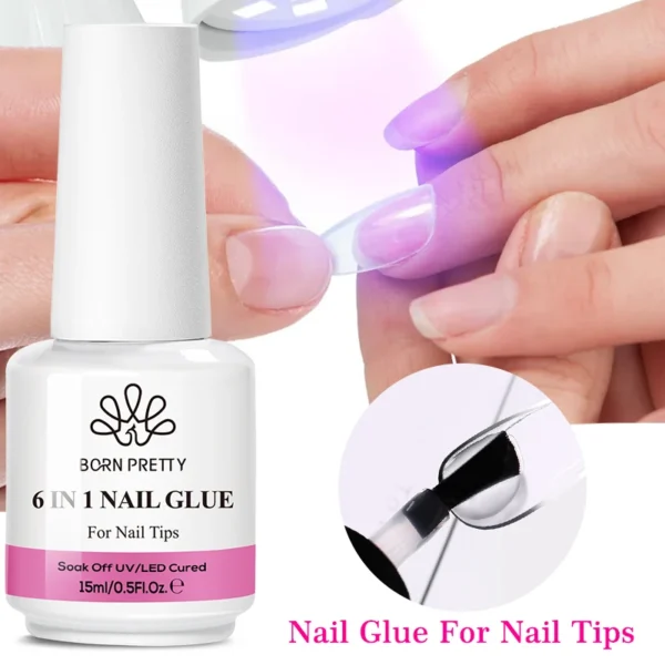 Gel Nail Glue – 6-in-1 Extra Strong - Image 2