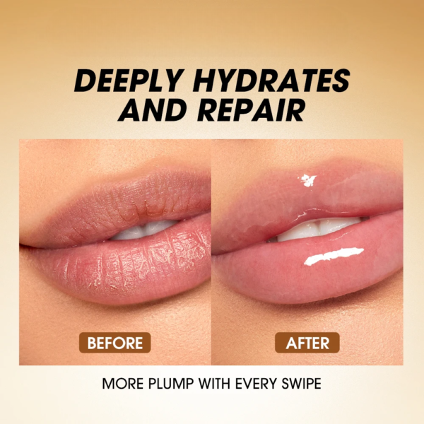 Velvet Plump Lip Oil Gloss Tint - Image 4