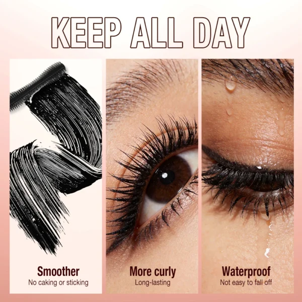 4D Volume Curl Waterproof Mascara - Image 4