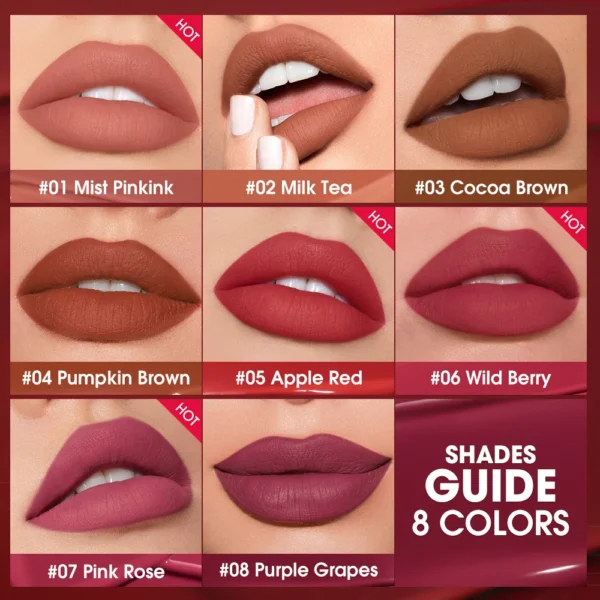 Alternative view of 8pc Liquid Matte Lipstick Kit