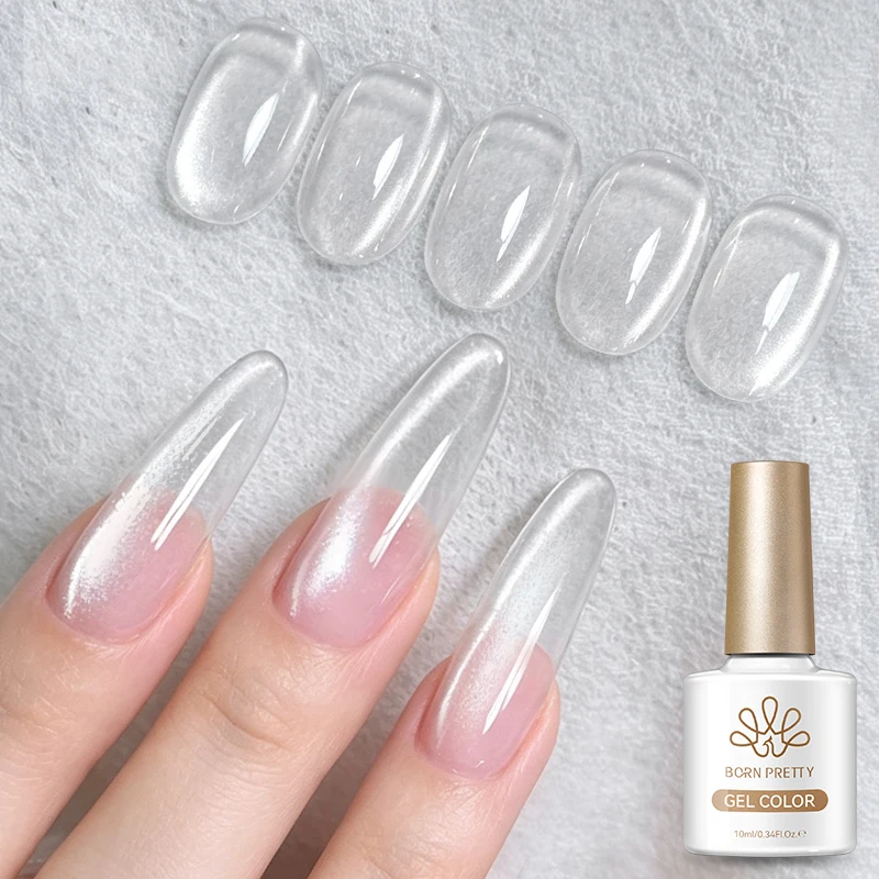 Glass Cat Eye White Gel Polish Glass Cat Eye White Gel Polish