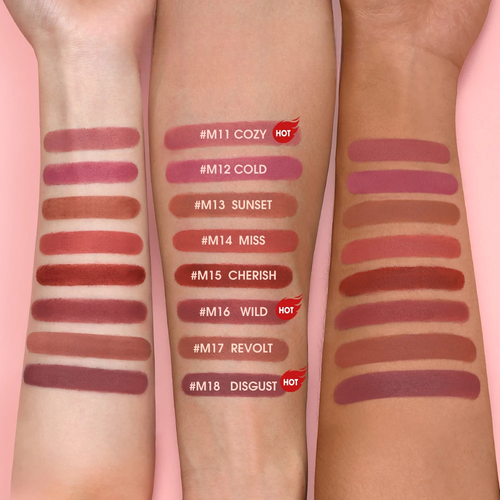 8pc Matte Velvet Lipstick Set